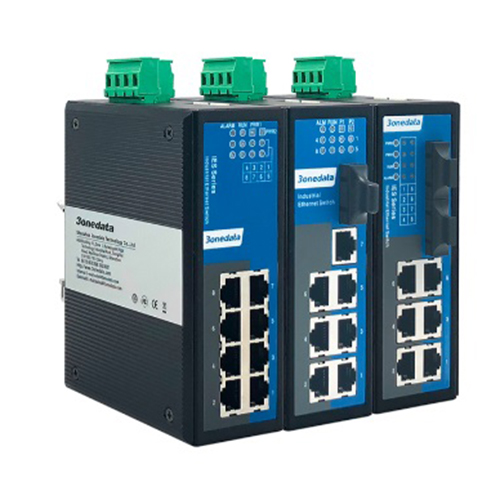 Switch công nghiệp 6 cổng Ethernet + 2 cổng quang 3Onedata IES318-6T2F-2P48