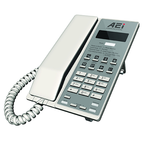 Điện thoại AEI VM-9X08-S(S) Small LCD IP Corded Speakerphone