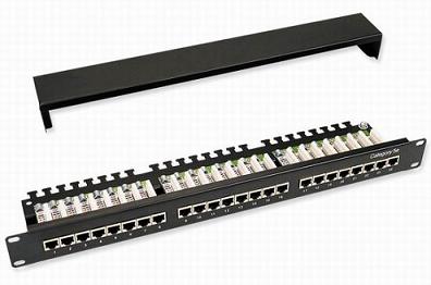 COMMSCOPE Patch Panel, UTP, 1U, 24 port, Straight