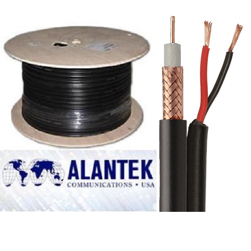 Dây cáp đồng trục Alantek RG59 + 2C nguồn