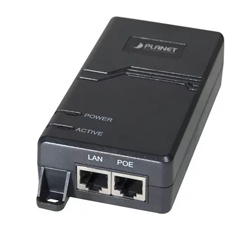 Thiết bị cấp nguồn POE PLANET Single Port 10/100/1000Mbps Ultra POE Injector 60W Planet POE-173