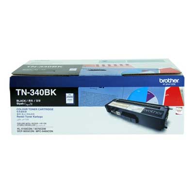 Mực in Brother TN 340BK Black Toner Cartridge