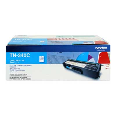 Mực in Brother TN 340C Cyan Toner Cardtidge