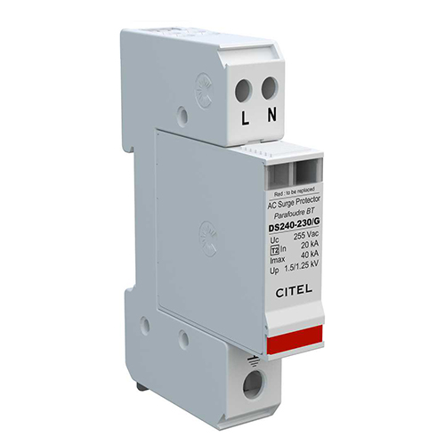 Chống quá áp lan truyền 40kA điện 1 pha TT-TNS CITEL DS240-230/G