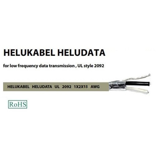 Cáp Helukabel Heludata UL2092 1x2x18AWG
