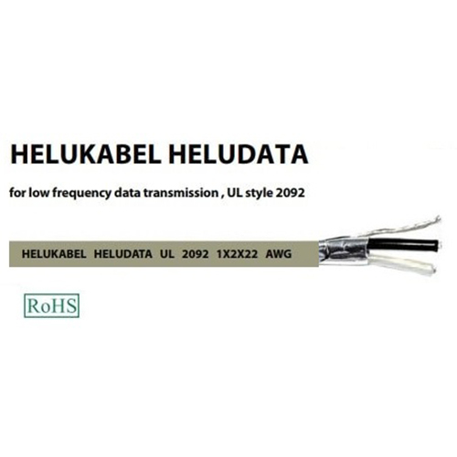 Cáp Helukabel PAAR-TRONIC-Li-2YCYv 2x2x1 mm² black