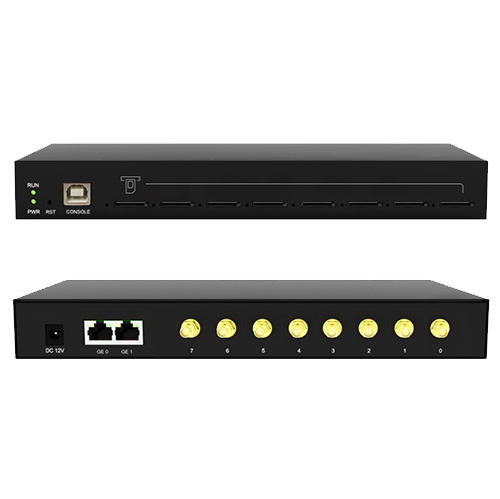 Thiết bị GSM gateway 8 SIM 4G Dinstar UC2000-VE-8T