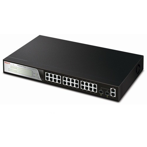 Vigor Switch 24-Port Web Smart Gigabit Switch DrayTek G1282