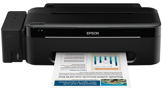 Máy in Epson L100 In phun màu, tiếp mực ngoài