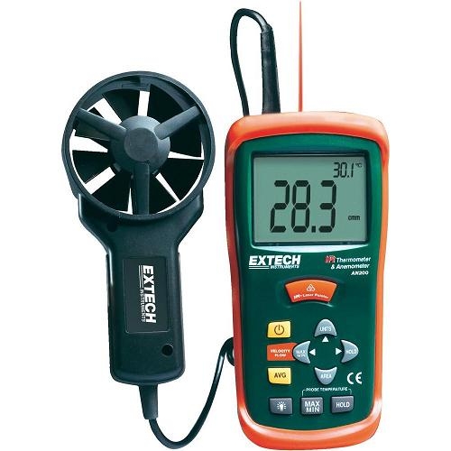 Máy đo tốc độ gió, lưu lượng, nhiệt độ gió EXTECH AN200 (0.4 đến 30.0 m/s, đo nhiệt độ bằng hồng ngoại)