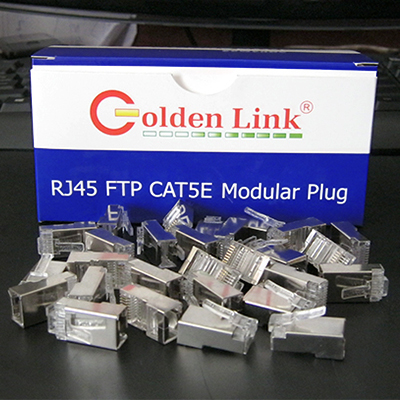 Đầu bấm cáp mạng Rj45 Golden Link FTP CAT5E