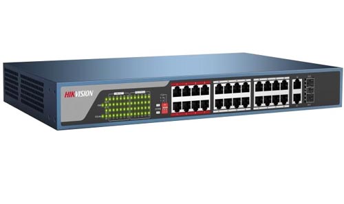 Switch cấp nguồn PoE 24 Port HIKVISION