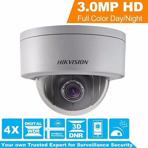 Camera IP bán cầu 3MP mini PTZ HIKVISION DS-2DE3304W-DE