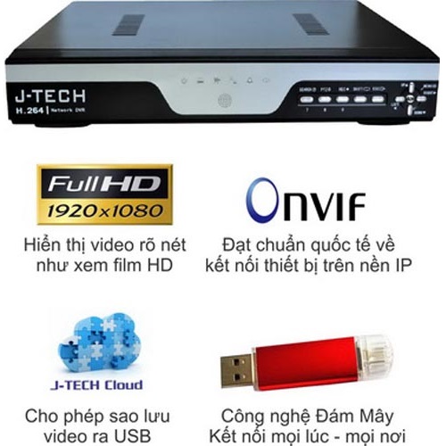 Đầu ghi IP J-Tech JT-HD1004 4 kênh