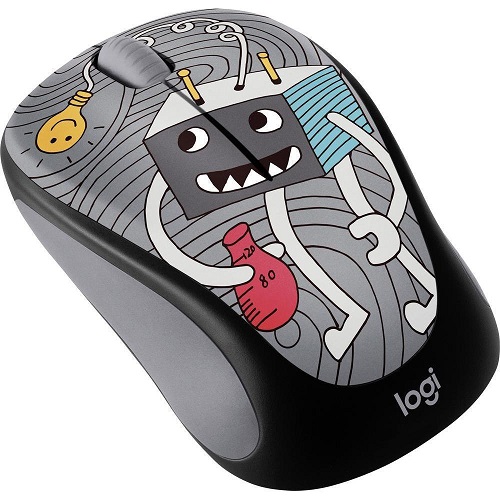 Chuột quang không dây Logitech Wireless Mouse M238 Doodle LIGHT BULB