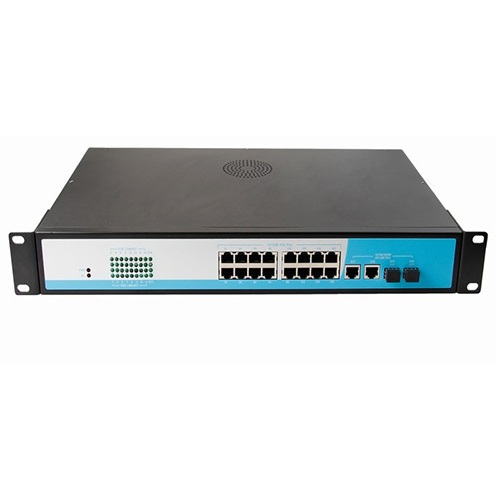 Switch cấp nguồn PoE 16 Port NetOne NO-ATG-1622 1000M