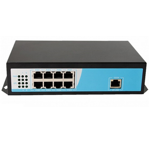 Switch cấp nguồn PoE 8 Port NetOne NO-ATG-822 1000M