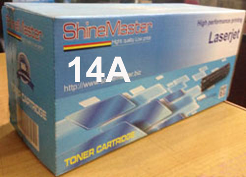 Mực in ShineMaster 14A Black Original LaserJet Toner Cartridge (CF214A)