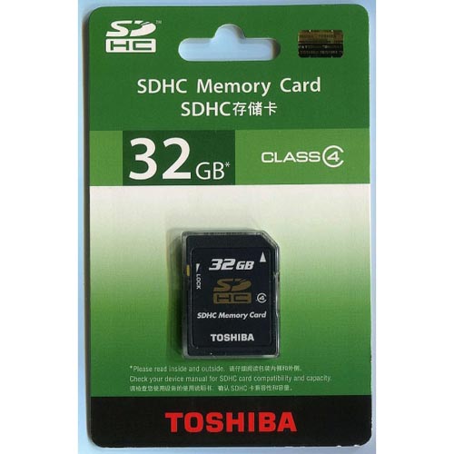 Thẻ nhớ SDHC 32Gb Toshiba Class4