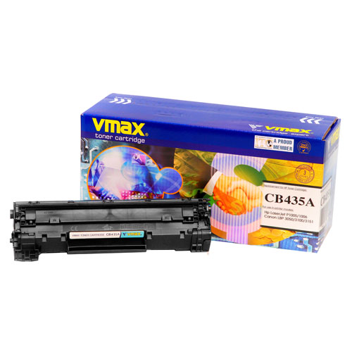 Mực in Vmax 35A, Black Toner Cartridge (CB435A)