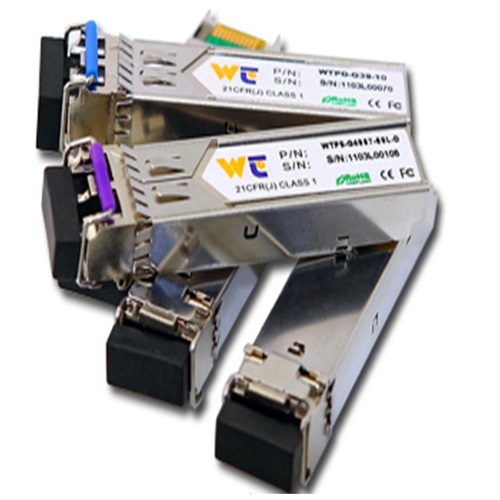 Module quang 10G SFP+ SMF 40km 1550nm LC  with DDM 2 sợi quang WINTOP YT-SFP+-ER