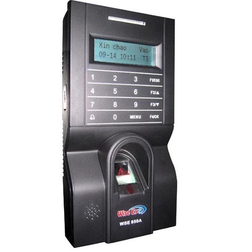 Máy chấm công vân tay, kiểm soát cửa và thẻ cảm ứng WISE EYE 702S