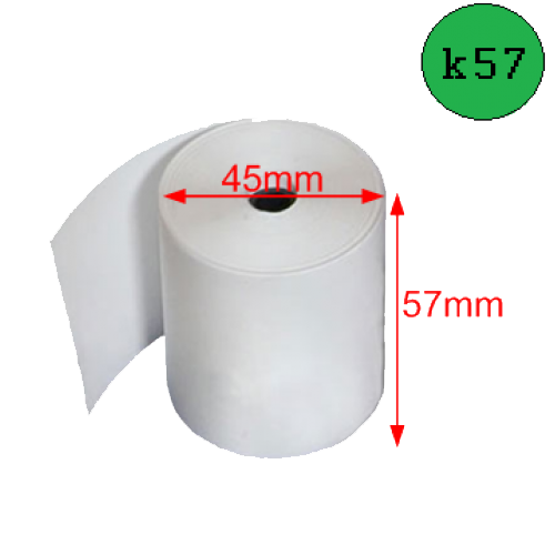 Giấy in nhiệt 1 liên K57 50m