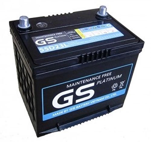 Bình Ắc quy  khô 12V-60AH GS MF-55D23R/L