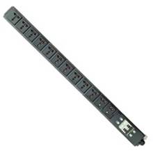 Ổ điện dọc tủ 24 ổ cắm C13 (01 Hàng dọc), công suất Max 30A,  MCB 2P 32A