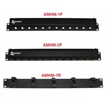 Thanh quản lý cáp ngang Horizontal Cable Management 2U AMTEC AMHM-2F