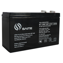Bình Ắc Quy Kín Khí 12V-7.5Ah Saite BT-12M7.5AT