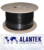 Dây cáp đồng trục Alantek RG6 Standard-shield 301-RG0600-SSBK-1253