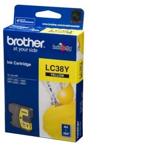 muc in brother lc 38 yellow ink cartridge