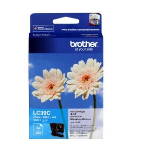 muc in brother lc 39c cyan ink cartridge lc39c