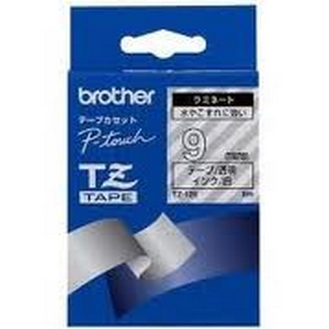 nhan brother tz125 white on clear  chu trang nen trong suot rong 9mm