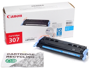 muc in canon 307 cyan toner cartridge