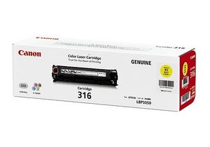 Mực in Canon 316 Yellow Toner Cartridge