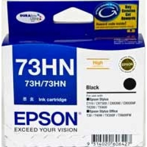 muc in epson 73hn black high capacity cartridge   single pack t104190