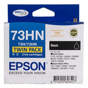 muc in epson 73hn black high capacity cartridge   double pack t104193