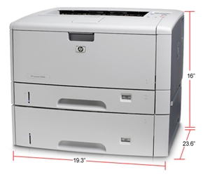 may in hp laserjet 5200tn printer q7545a a3