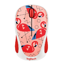 Chuột quang không dây Logitech Wireless Mouse M238 Party Flamingo