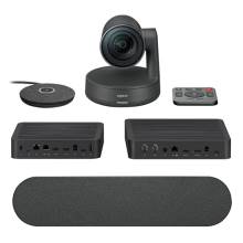 Bộ thiết bị hội nghị truyền hình Logitech Rally Ultra HD ConferenceCam BLACK USB PLUGC EMEA-914 DUAL SPEAKER EU (960-001224)