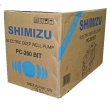 Máy bơm nước Shimizu PC-260 BIT không tự động, đẩy cao, giếng sâu