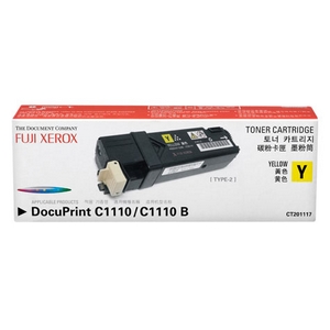 muc in fuji xerox c1110 c1110b yellow toner cartridge ct201116