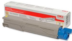 Mực in Oki C3300n/C3400n/C3600n Yellow Toner Cartridge (43459453)